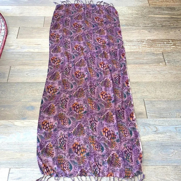 Reversible Oblong scarf - Picture 1 of 5